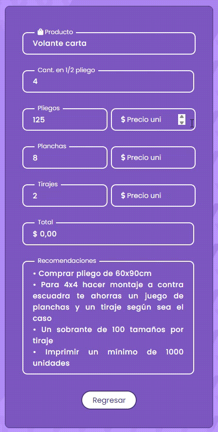 Recomendaciones visuales